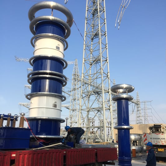 Onsite Mobile HV AC Resonant Test System with Power Frequency