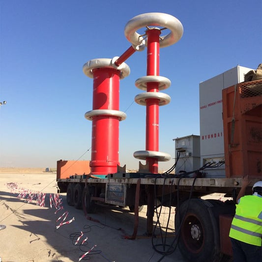 Onsite Mobile HV AC Resonant Test System with Variable Frequency